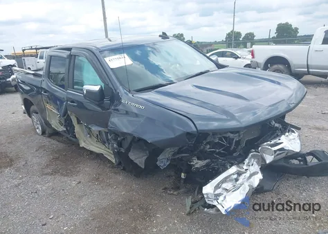 2020 Chevrolet Silverado 1500 4Wd Short Bed Lt из США, поврежденный, VIN 3GCUYDED9LG350367